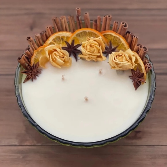 Pumpkin Spice Candle - Soy Wax Candle - Holiday Candle - Toxic Free Candle - Picture 3 of 6